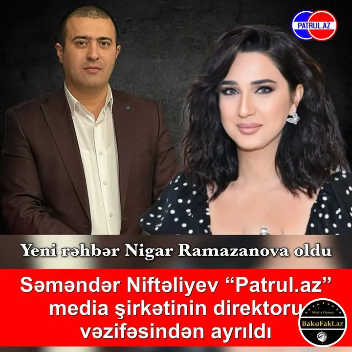 "Patrul.az" media şirkətinə yeni rəhbər təyin olunub. 