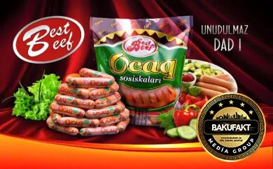 “Best Beef“ əmtəə nişanlı Ocaq” sosisiləri və bişmiş “Doktorskaya” kolbasaları sizin ağız dadınız – Keyfiyyətin yeganə ünvanı