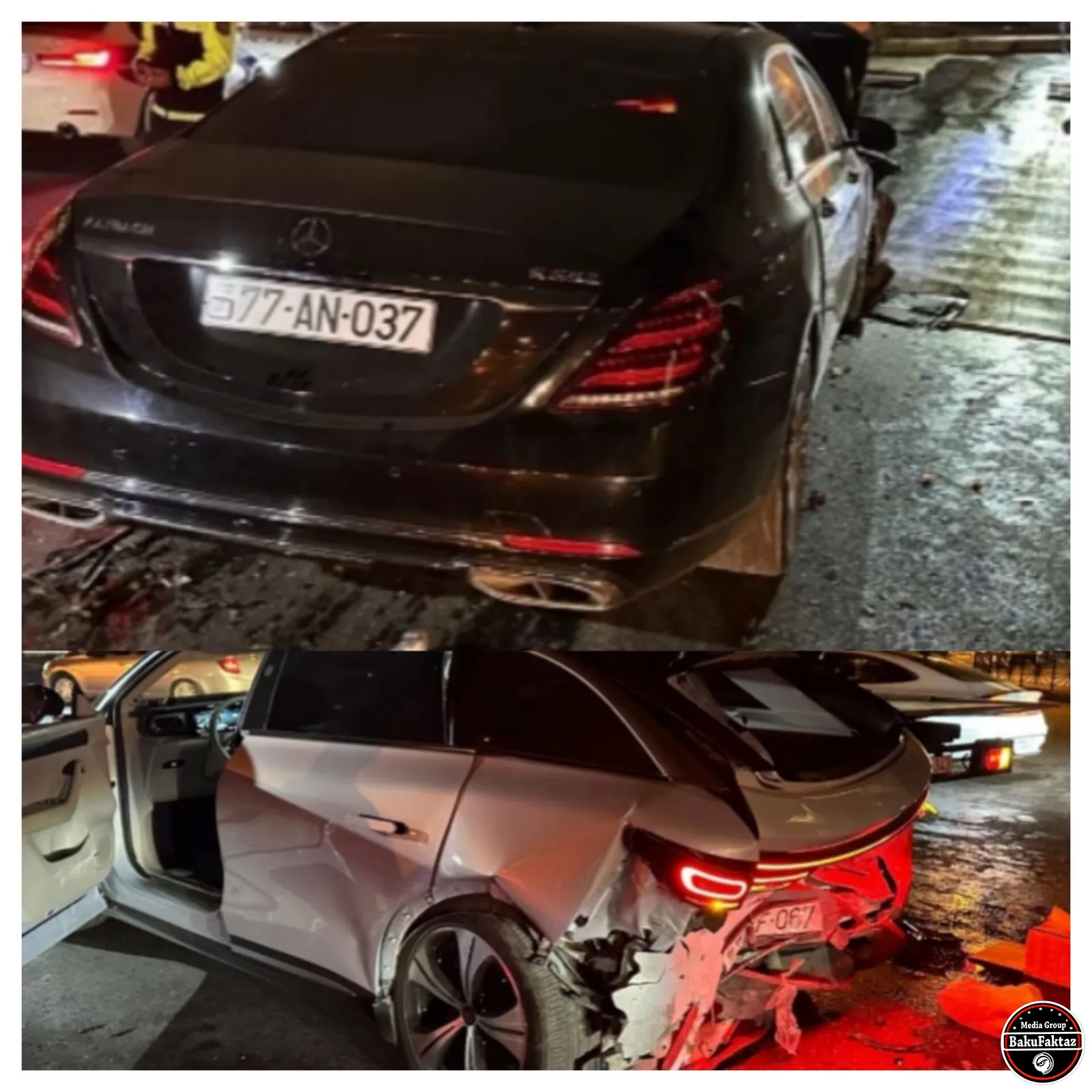 "Maybach"la qəza törədən şəxs içkili olub?  - VİDEO