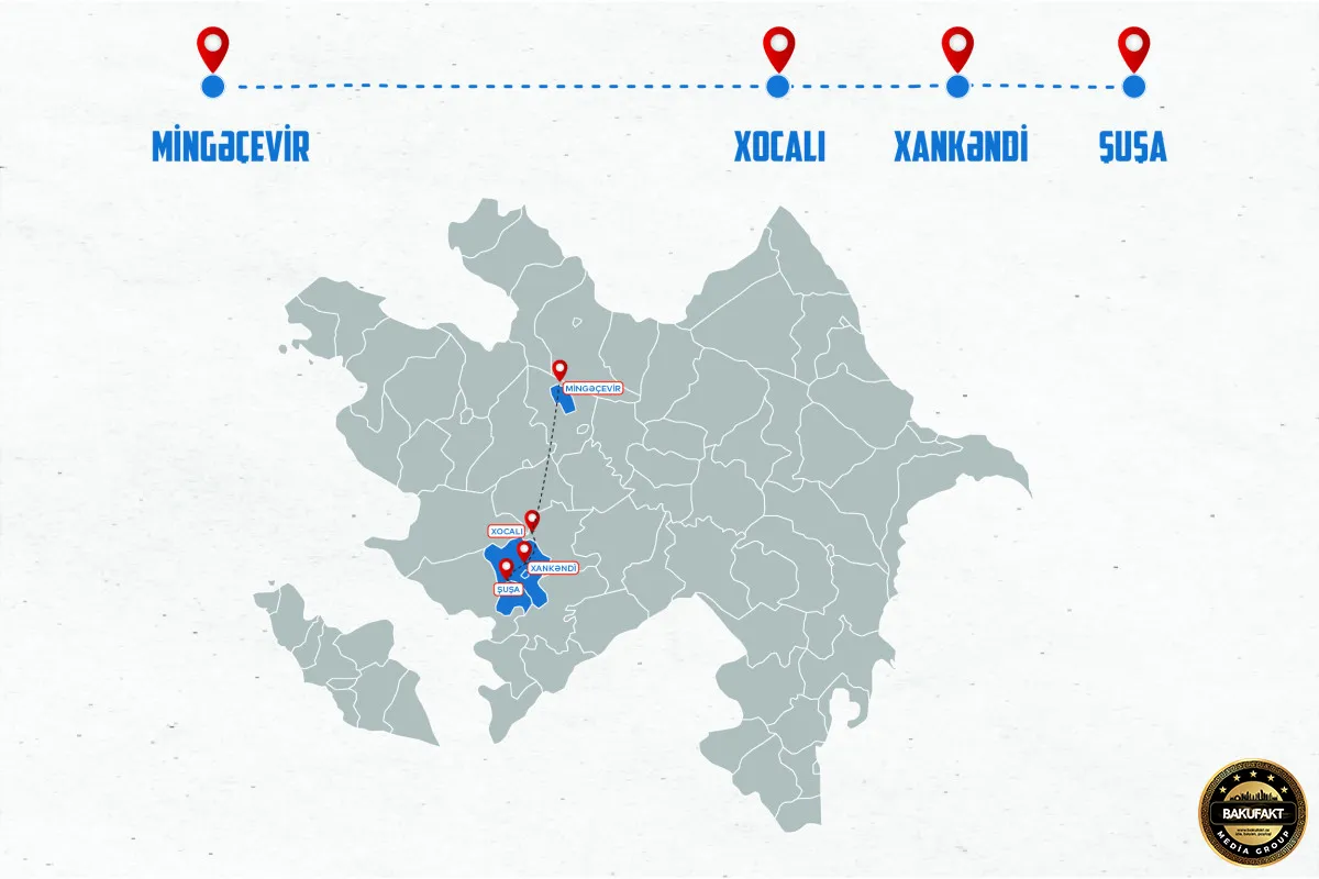 Mingəçevir-Xocalı-Xankəndi-Şuşa avtobusu açılır