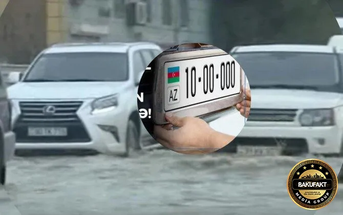 Yağışda itən avtomobil nömrələri - dublikat verilirmi? - “Cəmi 60 manata...” - AÇIQLAMA