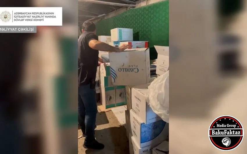 Bakıda 2 milyon ədədə yaxın aksiz markasız tütün məmulatı aşkar edildi