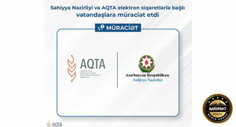 Səhiyyə Nazirliyi və AQTA elektron siqaretlərlə bağlı vətəndaşlara müraciət edib