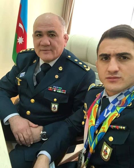 Hacı Əliyevə vaxtından əvvəl kapitan rütbəsi verildi