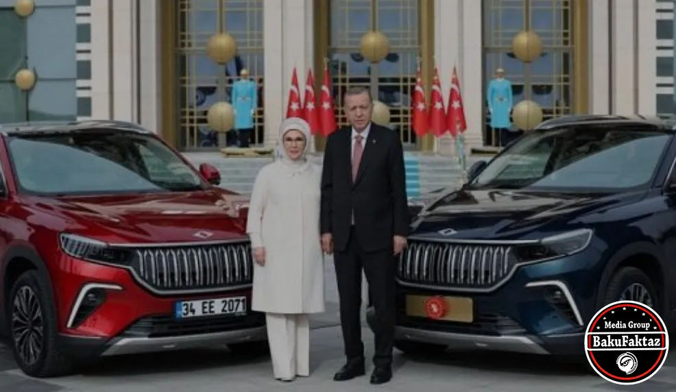 60 illik arzu: Ərdoğan "Togg"un ilk sahibi oldu - Foto