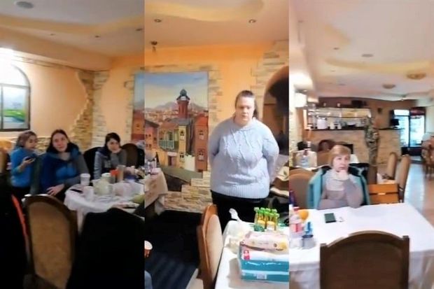 Azərbaycanlı iş adamı obyektini ukraynalılar üçün sığınacağa çevirdi.