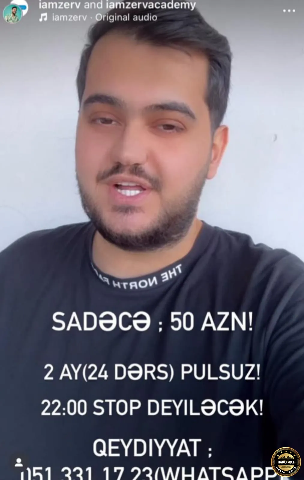 “Iamzerv Academy”dən şikayət var: Pulu yığıb, dərs keçməyən  “müəllim” kimdir?